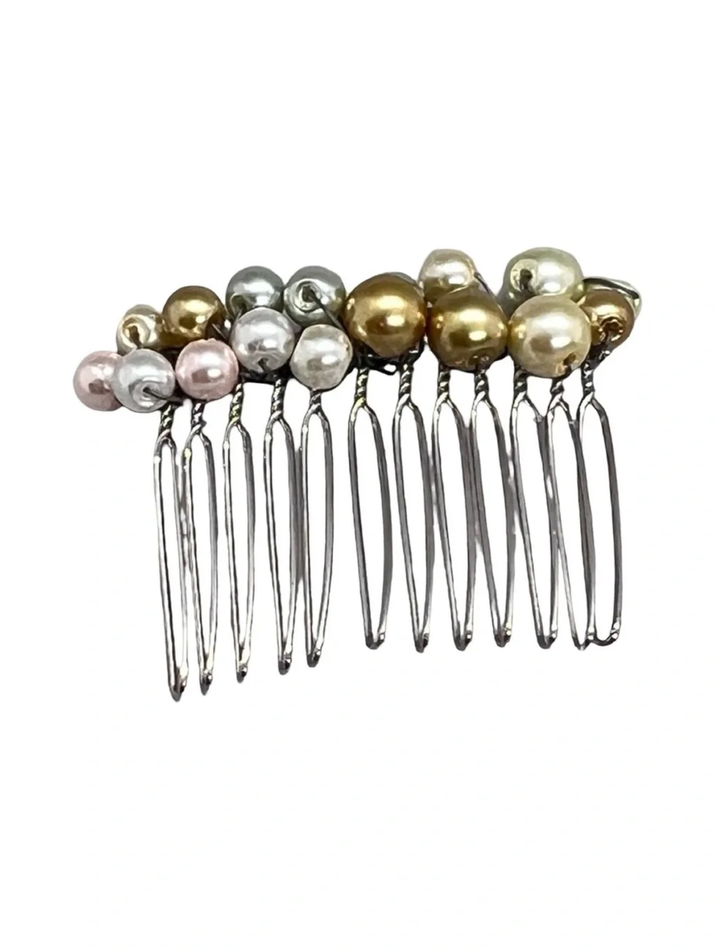 Pearl Multi-Color Hair Comb - Women Accessories 2,0”FINAL PRICE DROP